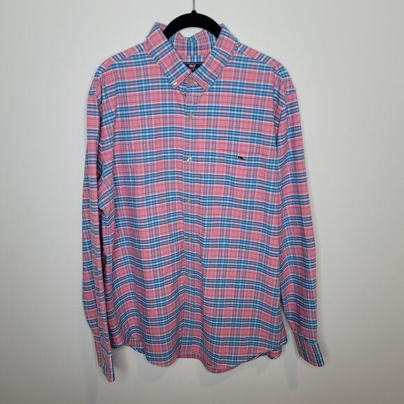 Vineyard Vines Button Up Mens Large - Picture 1 of 8